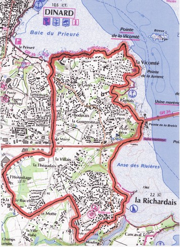 randonnee pedestre dinard